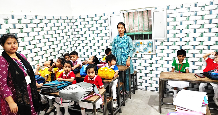 Students learning at Gyan Sindhu Academy